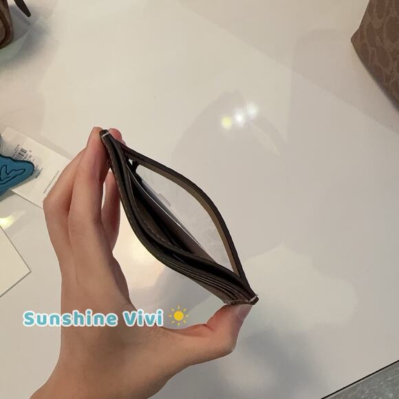 Coach X Peanuts Slim Id Card Case In Signature Canvas With Snoopy Print CBK55 - Picture 4 of 7